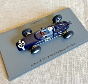 Model Lotus 18-21 Stirling Moss Italian Gp 1961 Spark 1/43 Formula1 - Foto 1 di 4