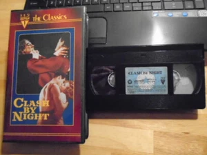 RARE OOP Clash By Night VHS film 1952 Marilyn Monroe FRITZ LANG Barbara Stanwyck - Picture 1 of 2