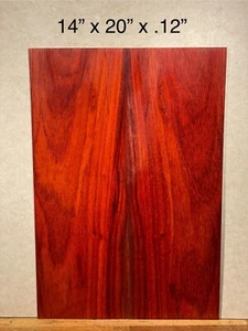 Padauk Gitarrenoberteil-Set, Gitarrenbauer afrikanisches Tonholz Buch abgestimmte Gitarre Oberseite Rückseite - Bild 1 von 3
