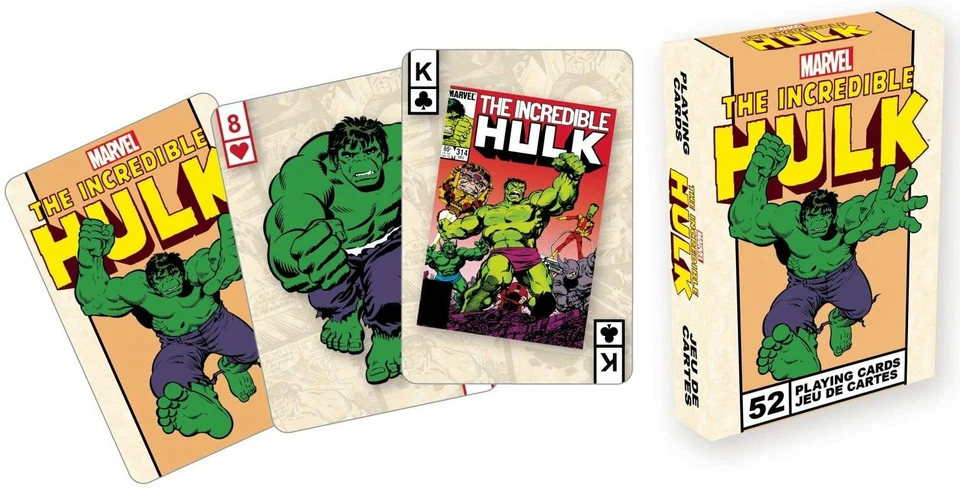 Marvel Comics El Increíble Hulk Logo Clásico Juego de Cartas de Poker Foto 1 de 1