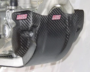 LightSpeed Full Coverage Carbon Fiber Glide Plate-KTM-SX-F 350-19-22 - Picture 1 of 1