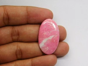 100% Natural Pink Thulite Cabochon Loose Gemstone For Jewelry 36 Cts. ME-2757 - Picture 1 of 4