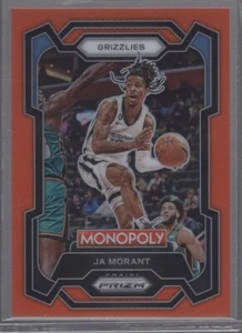 2023-24 Panini Prizm Monopoly - #44 Ja Morant /124  orange - Picture 1 of 2