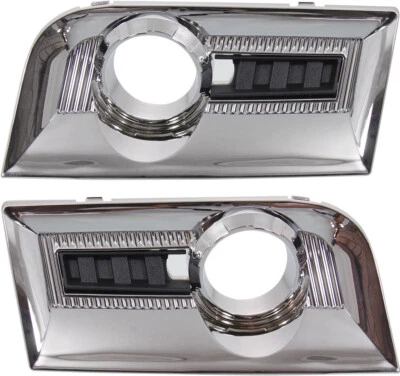  Front, Driver and Passenger Side Fog Light Trim For GMC Terrain 2010-2015 - Image 1 of 4