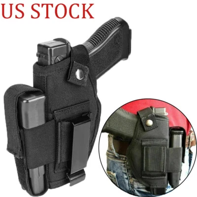 Gun Holster for Concealed Carry Handguns Pistol Holster IWB/OWB with Mag Pouch - Image 1 of 4