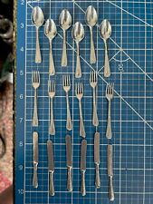 Vintage Miniature Dollhouse Cutlery, 18-Pieces, Cast Aluminum from Germany