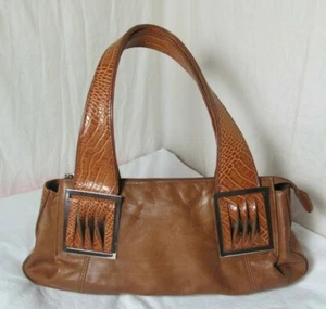 M.C. Borsa donna Mark Chantal marrone in morbida pelle ottime condizioni #C2 - Foto 1 di 9
