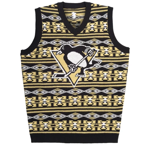 Pittsburgh Penguins NHL Aztec Ugly Sweater Vest Cover