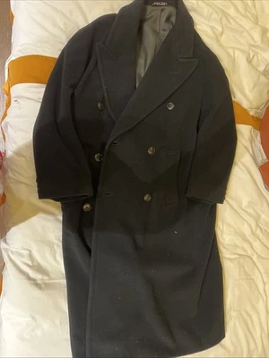 hugo boss vintage wool winter overcoat - Image 1 of 4