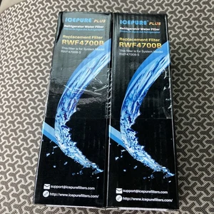 Set Of 2  IcePure Plus Refrigerator Water Filters Replacement RWF4700B - Picture 1 of 2
