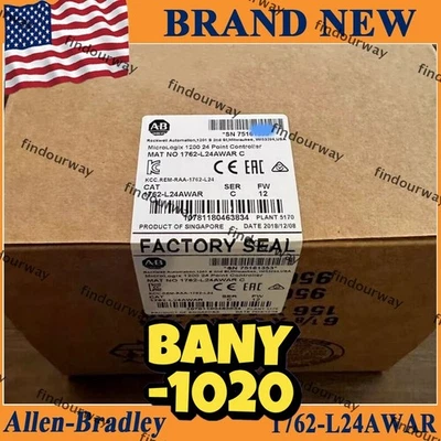 New NEW PLC 1762-L24AWAR SER C MicroLogix 1200 24 Point Controller US AB - Image 1 of 4