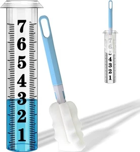 Rain Gauge Replacement Tube,Accurate 7 inch Plastic Tube B - Picture 1 of 7