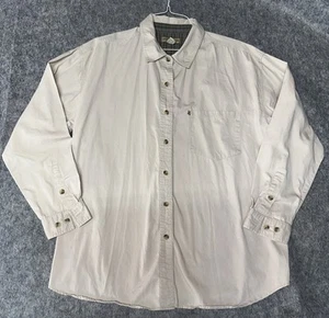 Mountain Lake 2XL Long Sleeve Khaki  Button Up Shirt -women’s- (zz13) - Picture 1 of 8