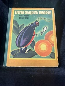 Little Garden People and What They do Ann Pearsall Sharp Saalfield 1st Ed. 1938 - Bild 1 von 7