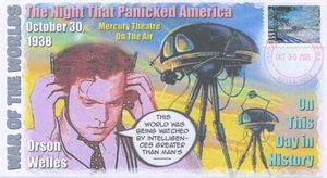Computer Designed Oct. 30, 1938 “War of the Worlds” Radio Broadcast Event Cover - Picture 1 of 2
