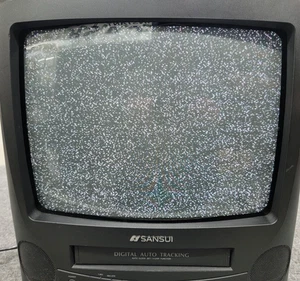 Vintage Sansui COM3101 13in Combo Retro Game CRT TV & VHS Player See Photos - Picture 1 of 5