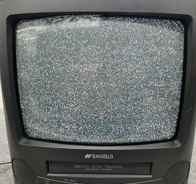 Vintage Sansui COM3101 13in Combo Retro Game CRT TV & VHS Player See Photos - Image 1 of 4