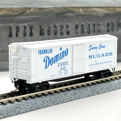 Micro-Trains 42020 N Scale Domino Sugars Double Sheathed Wood Boxcar ASRX 449 - Image 1 of 4