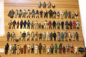 1977 - 1984 Vintage Star Wars First 79 Action Figuren Full Set Original Kenner - Bild 1 von 20
