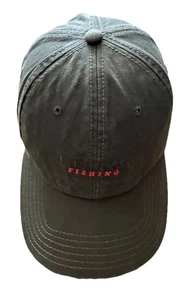 L.L Bean Mütze Angeln Riemen hinten verstellbar grün khaki bestickt - Bild 1 von 6