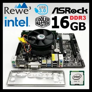 Kit ASRock B75M DASH Socket LGA1155 + CPU i5-2400S + 16GB RAM DDR3 + Dissipatore - Afbeelding 1 van 1