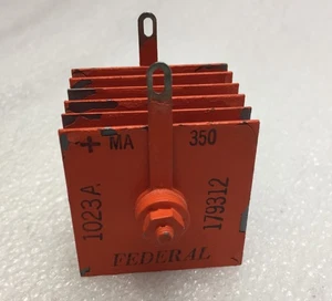 Vintage Federal Fin-Type Selenium Rectifier 1023A 179312 350mA - Picture 1 of 6