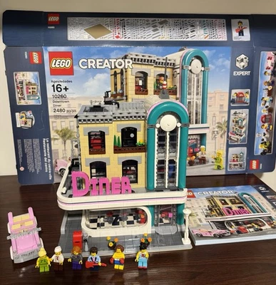 LEGO 10260 Lego Creator Expert Downtown Diner - en caja con instrucciones Foto 1 de 3