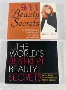 Lot of 2 Diane Irons Softcover Books, 9-1-1 Beauty Secrets, World's Best Secret - Picture 1 of 12