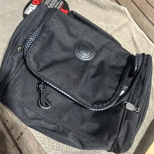 Ricardo Beverly Hills Accessories Bag Black Zippered Pockets Hanger Makeup - Picture 1 of 8