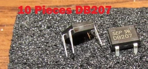 10pcs DB207 B207 DIP4 Bridge Rectifiers 1000V 2A IC, USA stock - Picture 1 of 4