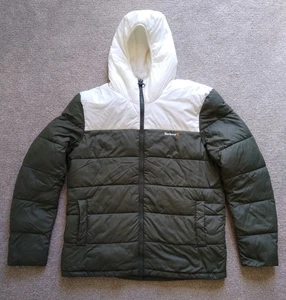 BARBOUR HERREN WANDER BAFFLE WATTIERTE STEPPJACKE MQU1663OL51 Grün Weiß Medium - Bild 1 von 12