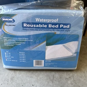 Almohadilla de cama reutilizable impermeable INVACARE 34" X 52” ISG-13452 incontinencia - Imagen 1 de 5