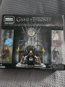 GAME OF THRONES THE IRON THRONE SET MEGA CONSTRUX BLACK SERIES GKM68 **NEW!** - Picture 1 of 10