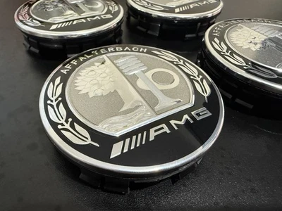 NEW MERCEDES BENZ 75mmAMG A35 A45 AFFALTERBACH WHEEL CENTER HUB CAPS - Image 1 of 4