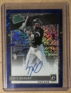 2020 Donruss Optic LUIS ROBERT Blue Mojo Prizm Rated Prospect On Card AUTO 21/99 - Picture 1 of 2