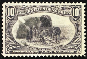 U.S. Used Stamp Scott #290 10c Trans Miss. VF - XF. Wedge Fancy Cancel. Choice! - Picture 1 of 2