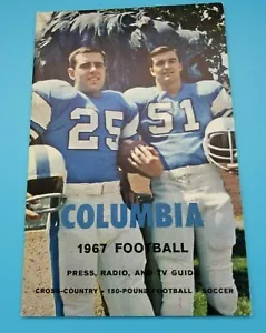 COLUMBIA UNIVERSITY LIONS - COLLEGE FOOTBALL MEDIA GUIDE - 1967 - Picture 1 of 3