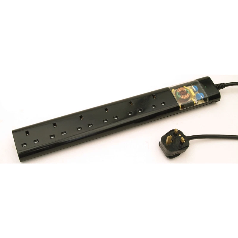Tacima CS947 6 Way UK Mains Conditioner Surge Protection Interference Filter 2M - Image 1 of 1