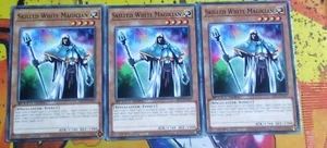 Yu-gi-oh! TCG 3x Mago Blanco Hábil SBC1-ENA07 x3 ¡YUGIOH COMÚN! Casi nuevo - Imagen 1 de 2