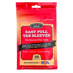 2000 CBG Easy Grip Pull Tab Saver Premium Pro Trading Card Soft Sleeves 🔥🔥 - Zdjęcie 1 z 4