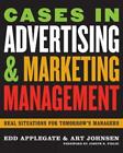 Art Johnsen Edd Applegat Cases in Advertising and Marketing Managemen (Hardback)