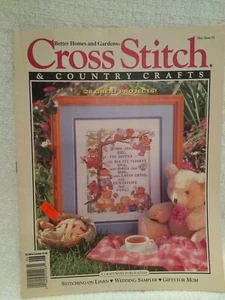 Vintage Better Homes Gardens Cross Stitch & Country Crafts May/June 1992 Vol 7 5 - Picture 1 of 10