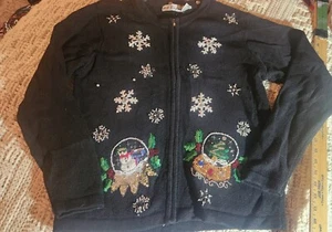 Suéter Vintage Feo (O No) Navidad BP Diseños Hombres Mujeres MEDIANO - Imagen 1 de 8