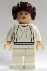 NEW Genuine LEGO Star Wars Princess Leia White Dress Minifig SW0175 10198