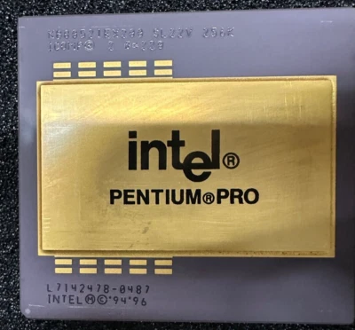 INTEL PENTIUM PRO KB80521EX200 SL22V CPU in Jewel Case - Image 1 of 3