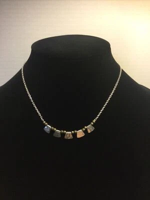 SILPADA-Sterling Silver 'Patterned Pyrite' Necklace N3304 NIB - Image 1 of 4