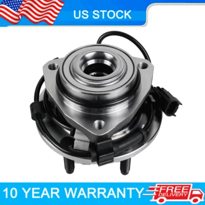 Conjunto de cojinete y buje de rueda delantera para GMC Envoy Chevy Trailblazer E19 02-09 Foto 1 de 4