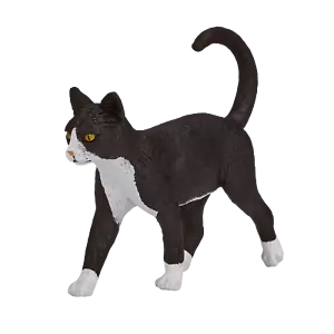 .Mojo GATO NEGRO lindo mascota modelo granja juguetes figuras de plástico animales estatuillas - Imagen 1 de 6