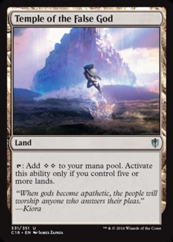 Temple of the False God ~ Lightly Played Commander 2016 MTG Magic UltimateMTG La - Image 1 of 1