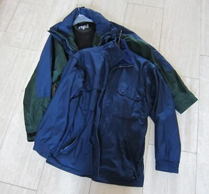 Vaude Mountain Outdoor Jacke mit Innenjacke Gr. L grün blau Wandern Vintage - Bild 1 von 12